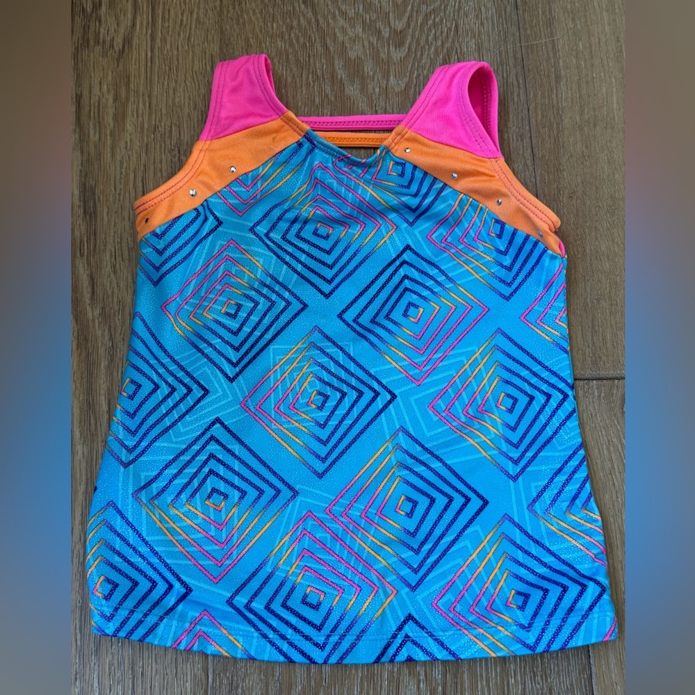 Danskin Multicolor Geometric Tank Top